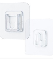 Double Sided Wall Adhesive Hook (10 Set)